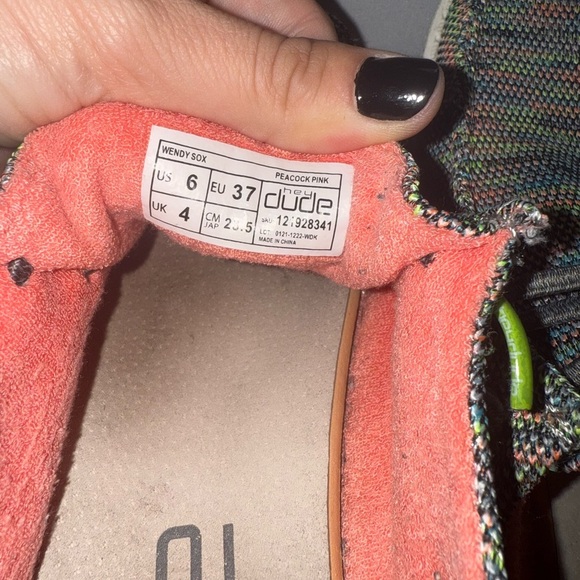 Hey Dude Multicolor Women’s Shoes Size 6 - Picture 5 of 8